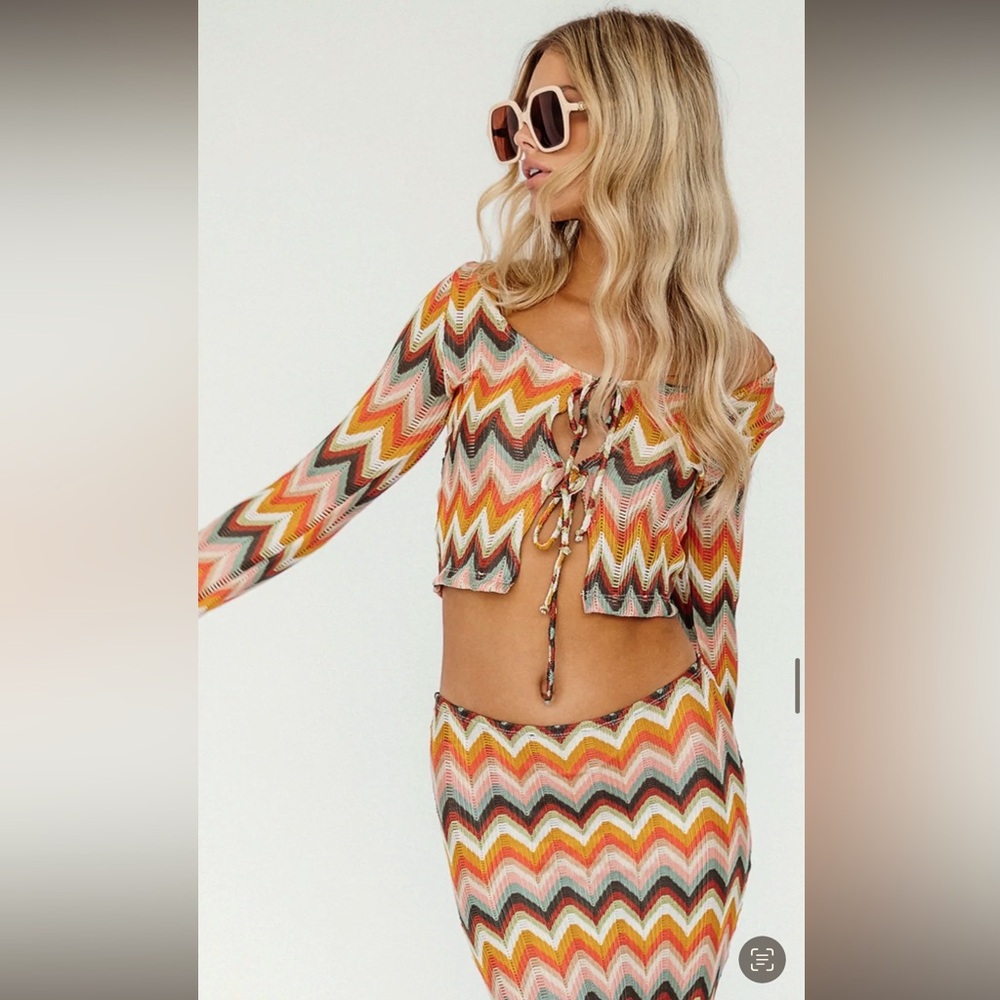 Skatie Swim Set - swim top, cardigan and skirt